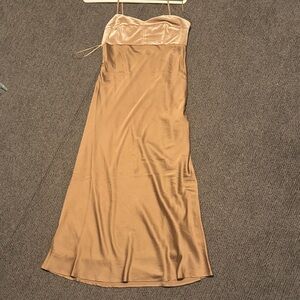 Express Tan Midi Dress